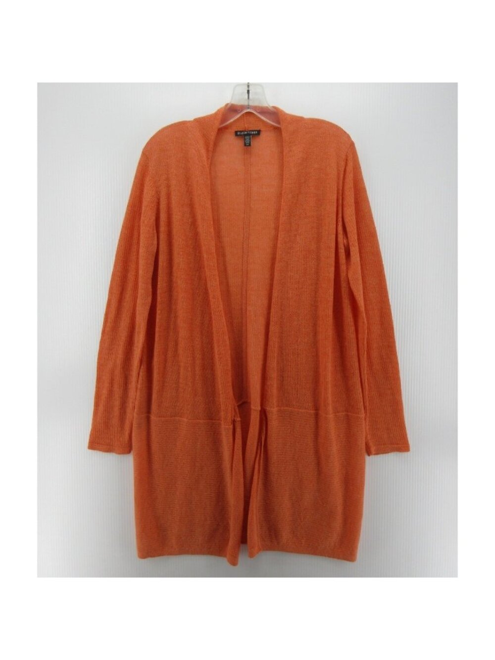 Eileen Fisher Sweater Small Wool Open Cardigan Tunic Lagenlook